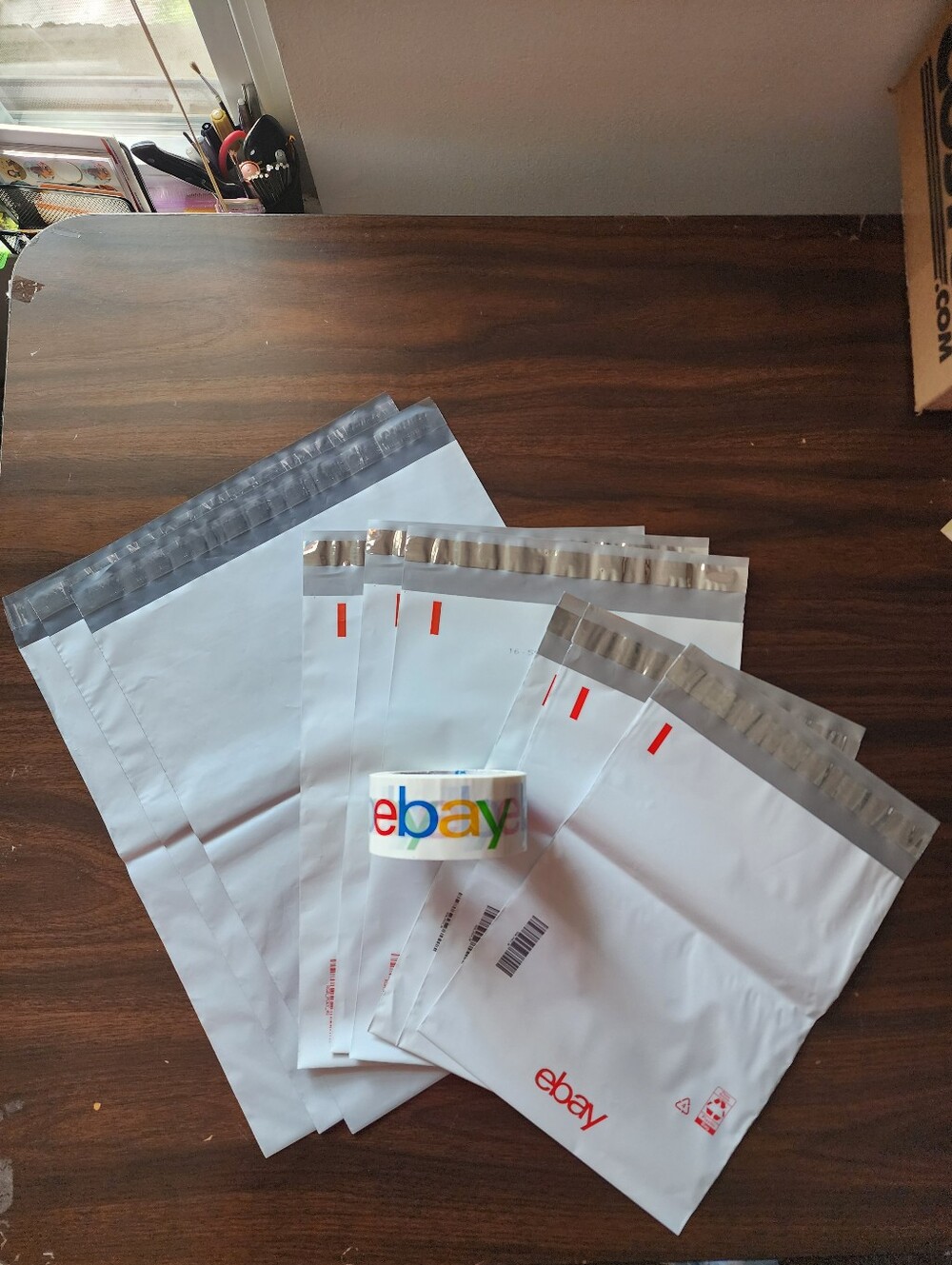 Tape + Poly Mailer Bags with Logo 3 Sizes